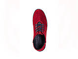 Мокасини Prime shoes червоні замшеві 40 та 45 розмір, фото 2