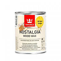 Tikkurila Nostalgia Wood Wax - воск для защиты деревянных поверхностей (База ЕР "Ginger"), 1 л