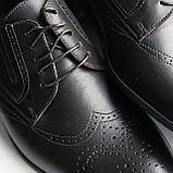 Шкіряні чоловічі туфлі ІКОС 3.1 коричневі, фото 4