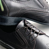 Шкіряні чоловічі туфлі ІКОС 3.1 коричневі, фото 5