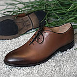 Стильні туфлі оксфорди рудого кольору Ikos 385, фото 2