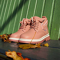 Рожеві черевички з натуральної шкіри для дівчинки! 26, 28 розмір
