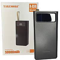 Power bank TAKEMORE 50000mAh. Универсальная мобильная батарея. Мощный польский повербанк