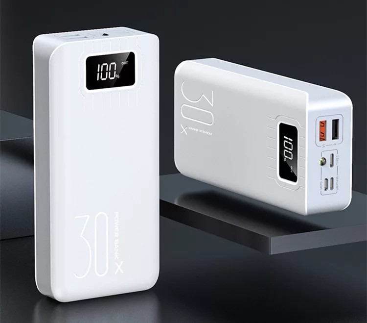 Повербанк Power Bank Wow Strong 30000 mAh 15W білий