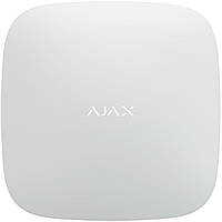 Ajax Интеллектуальная охранная централь Hub 2, модуль 4G, ethernet, jeweller, беспроводная, белый Baumar -