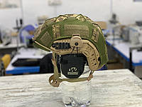 Тактический кавер на шлем FAST Маскирующий кавер под Fast Чехол на каску для маскировки Мультикам размер М