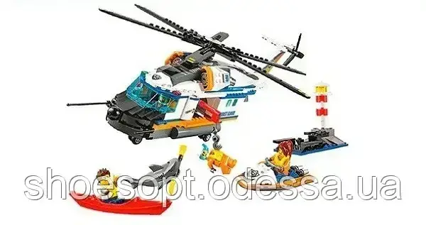 Конструктор Порятунок човна: 412 деталей, акула, фото 1