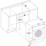 Whirlpool Вбуд. прально-сушильна машина BIWDWG75148  Baumar - Завжди Вчасно, фото 3