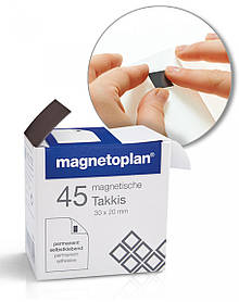 Magnetoplan Стікери-самоклейки магнітні 30x20 Takkis Set