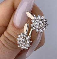 Срібні сережки Квітка