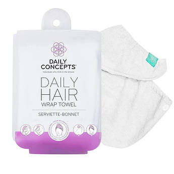 Рушник-тюрбан для волосся Daily Concepts Your Hair Towel Wrap White