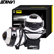 Світлодіодні лінзи BI-LED SANVI A8 PRO NEW 9 Chips 3.0" 50 W, фото 3