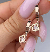 Срібні сережки Чотирилистник