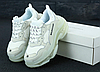 Кросівки жіночі Balenciaga Triple S Clear Sole White Women Баленсіага кросы білі взуття снікерси, фото 3