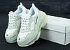 Кросівки жіночі Balenciaga Triple S Clear Sole White Women Баленсіага кросы білі взуття снікерси, фото 2