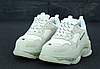Кросівки жіночі Balenciaga Triple S Clear Sole White Women Баленсіага кросы білі взуття снікерси, фото 4