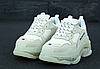 Кросівки жіночі Balenciaga Triple S Clear Sole White Women Баленсіага кросы білі взуття снікерси, фото 5