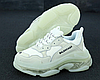 Кросівки жіночі Balenciaga Triple S Clear Sole White Women Баленсіага кросы білі взуття снікерси, фото 3