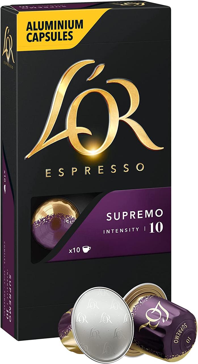 Кава в капсулах Nespresso L'OR Supremo 10