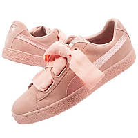 Жіночі кеди Puma Suede Heart Ep W pink silver в розмірах EUR 36-22.5 cm, EUR 38 - 24 cm та EUR42-27см