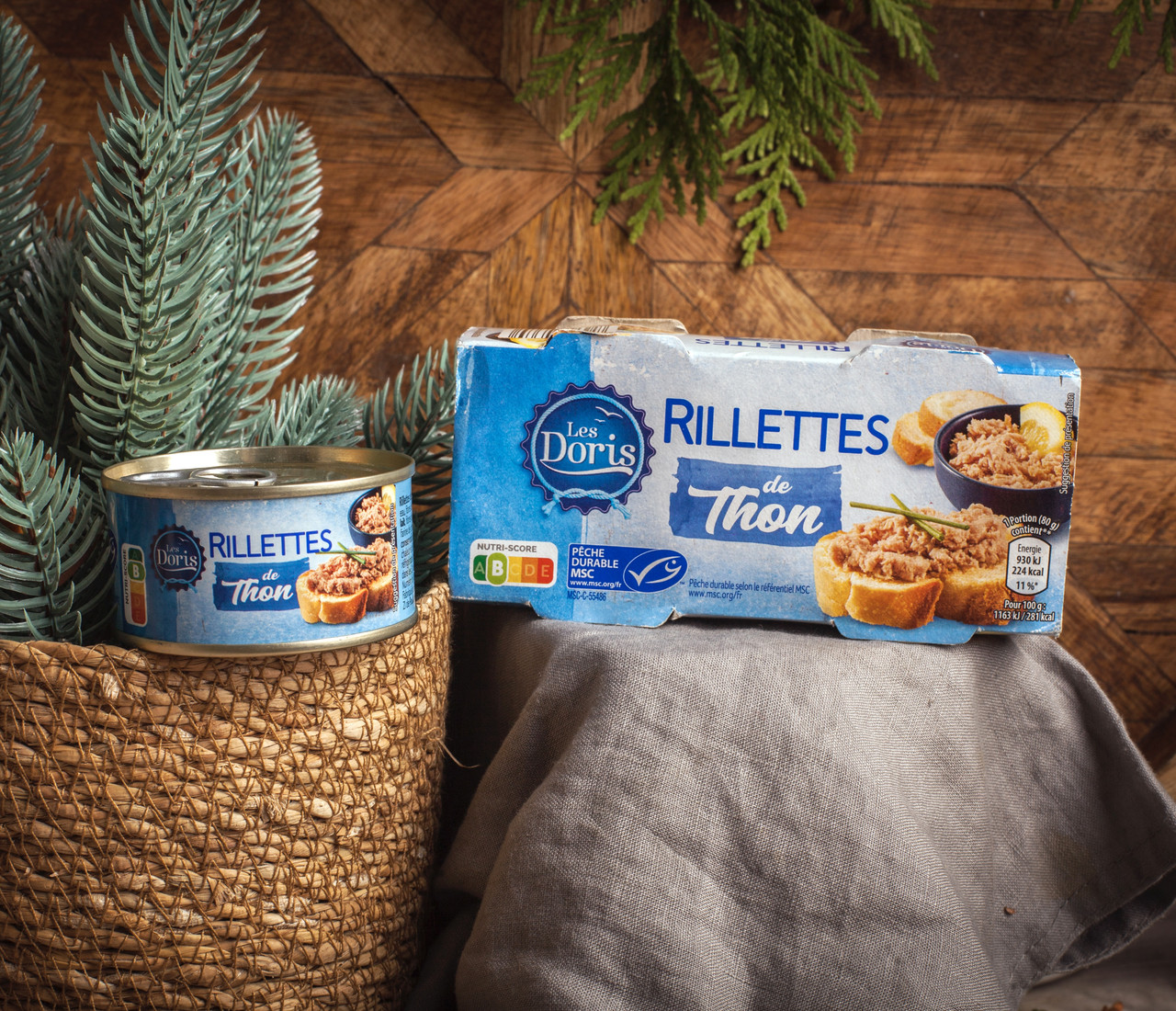 Паштет з тунця «Doris Rillettes de Thon». Французький паштет з тунця "Rillettes de thon". Франція