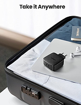 Мережевий зарядний пристрій для Ugreen CD216 66 W 2xType-C PD Charger (Black), фото 6