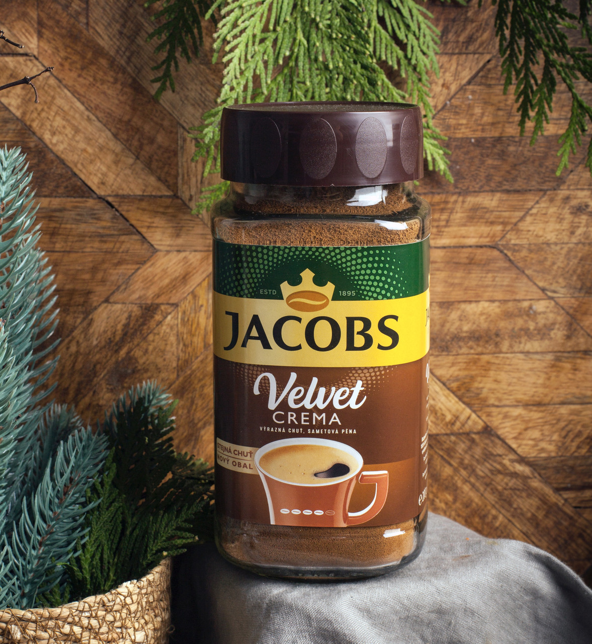 Кава розчинна "Jacobs Velvet Crema" Якобс Вельвет Крема 200 гр. Німеччина