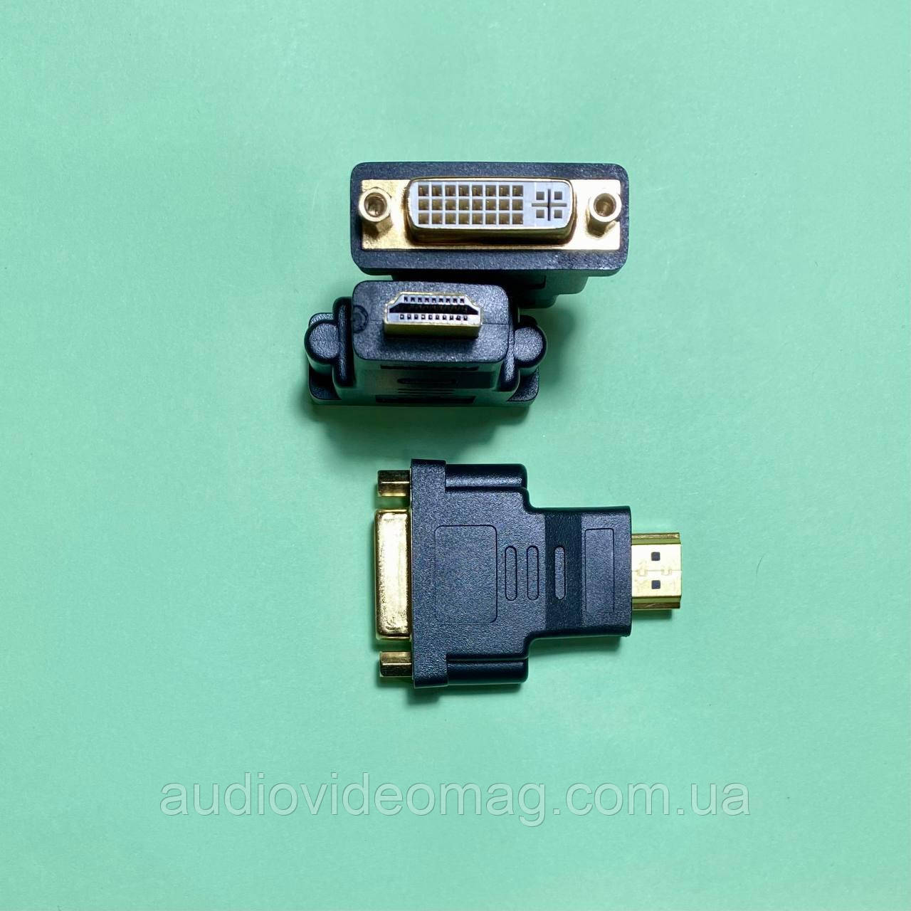 Переходник гнездо DVI - штекер HDMI - фото 1 - id-p13679715