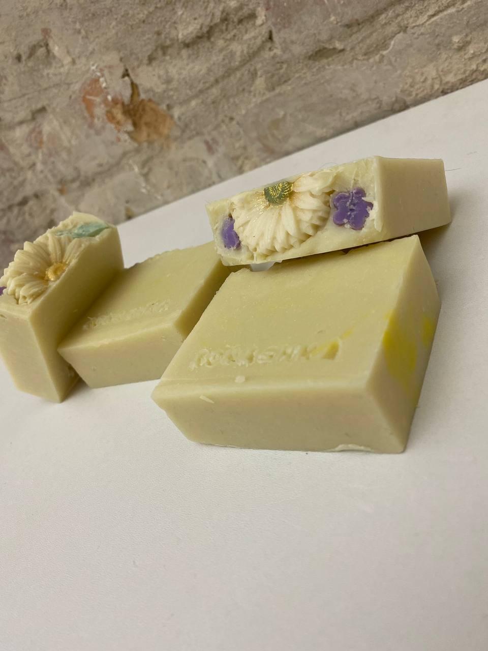 Натуральне мило з нуля "Ромашка", фото 1