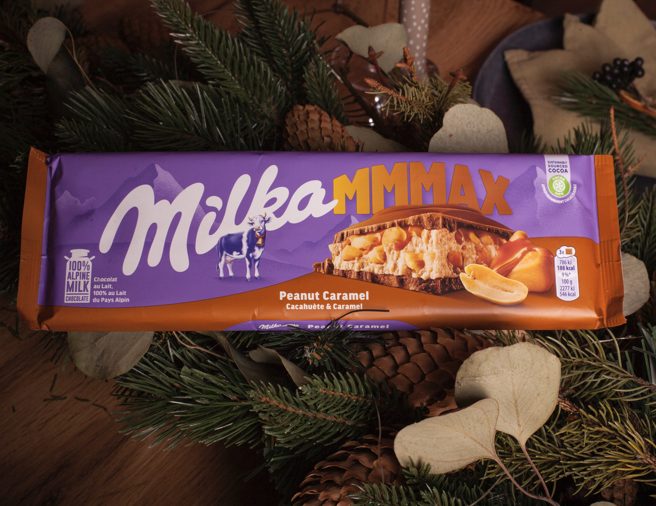 Шоколад🍫mmMax Milka "peanut caramel". 300 гр. Німеччина.
