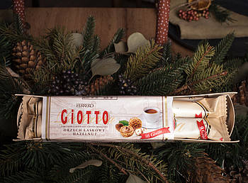 Цукерки "Giotto Haselnuss" від Ferrero 154 гр. Італія