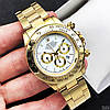 Чоловічий годинник Rolex Daytona золотий Ролекс Дайтона металеві сталеві, фото 4