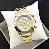Чоловічий годинник Rolex Daytona золотий Ролекс Дайтона металеві сталеві, фото 5