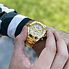 Чоловічий годинник Rolex Daytona золотий Ролекс Дайтона металеві сталеві, фото 9