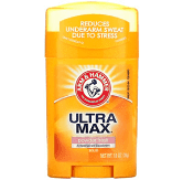 Arm & Hammer, UltraMax, жесткий дезодорант-антиперспирант для мужчин, со свежим пудровым ароматом, 28 г