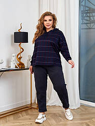 Стильний жіночий костюм двійка кофта та штани батальний 46-48, 50-52, 54-56, 58-60