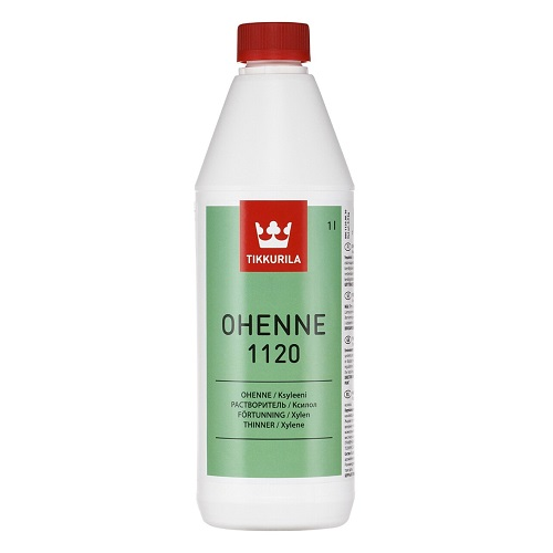 Tikkurila Ohenne 1120 (Thinner) - розчинник до ґрунтовки Ростекс Супер, 1 л