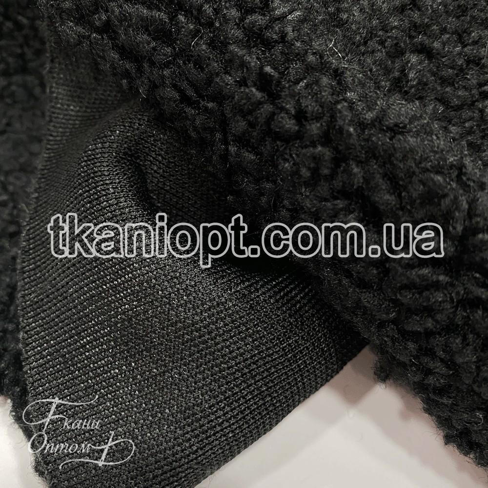 Ткань Мех искусственный Тедди big bear (черный) - фото 3 - id-p1729740525