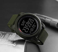 Мужские спортивные наручные часы SKMEI 1257 электронные с подсветкой, армейские цифровые часы MS