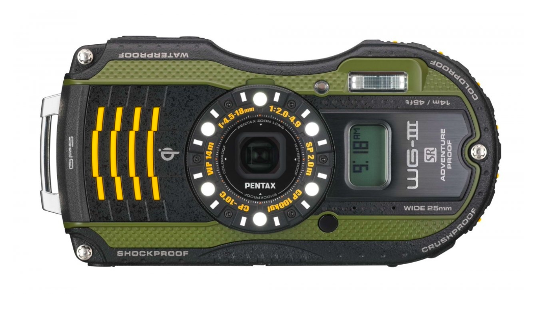 Фотоапарат водонепроникний Pentax Optio WG-3 GPS Green Японія