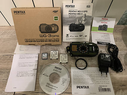 Фотоаппарат водонепроницаемый Pentax Optio WG-3 GPS Green Япония