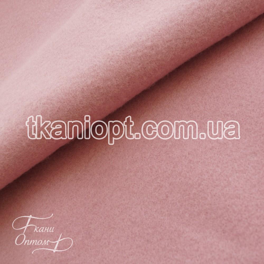 Тканина Стрейч кашемір на трикотажі (брудно-рожевий)