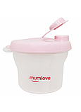 Контейнер - дозатор для дитячої суміші із харчового пластику 200 мл MEGAZayka Рожевий, фото 3