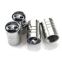 Ковпачки на ніпель для ВАЗ, Лада, Жигулу Alitek Long Silver Lada, 4 шт.