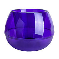 Горшок Алеана Сфера 116009 14 см фиолетовый/прозрачный