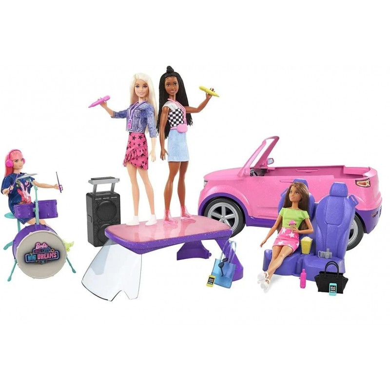 Барбі - Концертний автомобіль 2в1 Barbie Big City GYJ25