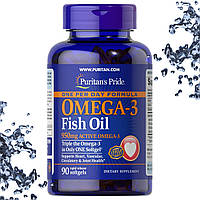 Риб'ячий жир Puritan's Pride One Per Day Omega-3 Fish Oil 90 гелевих капсул