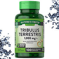 Бустер Тестостерону Nature's Truth Tribulus Terrestris (Трибулус Террестрис) 1000 мг на порцію 100 капсул