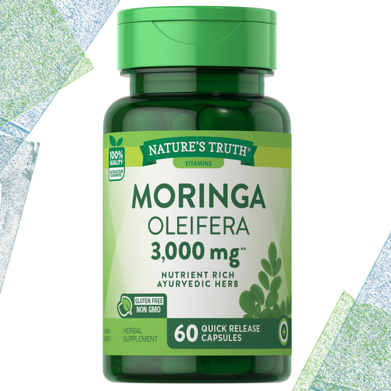 Моринга масличная Nature's Truth Moringa Oleifera 3000 мг 60 капсул - фото 3 - id-p1484129763