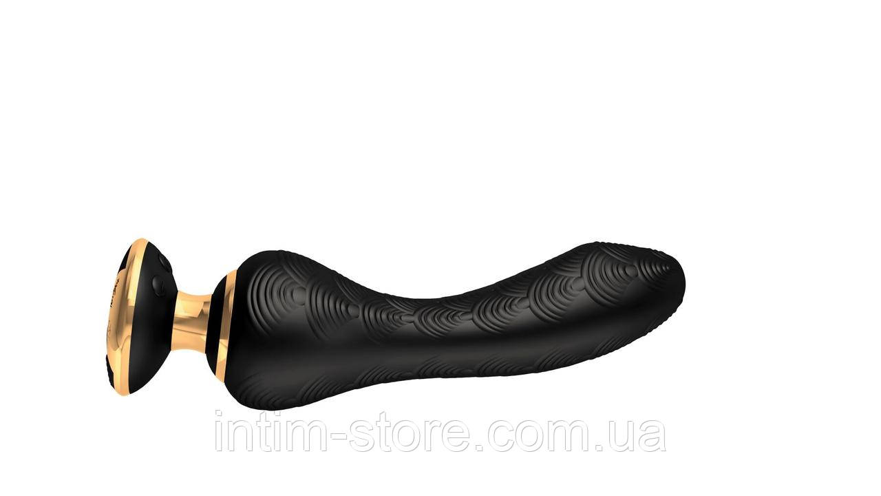 Вібратор для точки G Shunga Sanya Black, гнучкий стовбур SO6905, фото 1